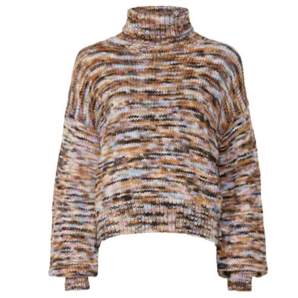 A.L.C Harper Marled Turtleneck Pullover Sweater - Picture 5 of 11